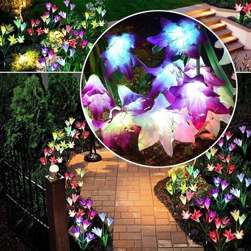 Solar Lily Flower Lights Solar Lily Flower Lights